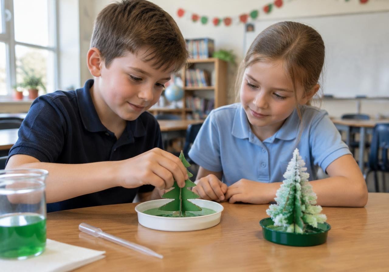 Students taking part in the Christmas SciTech incursion